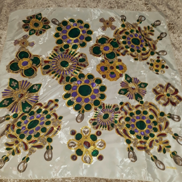 Chanel Silk Scarf - Picture 1 of 12